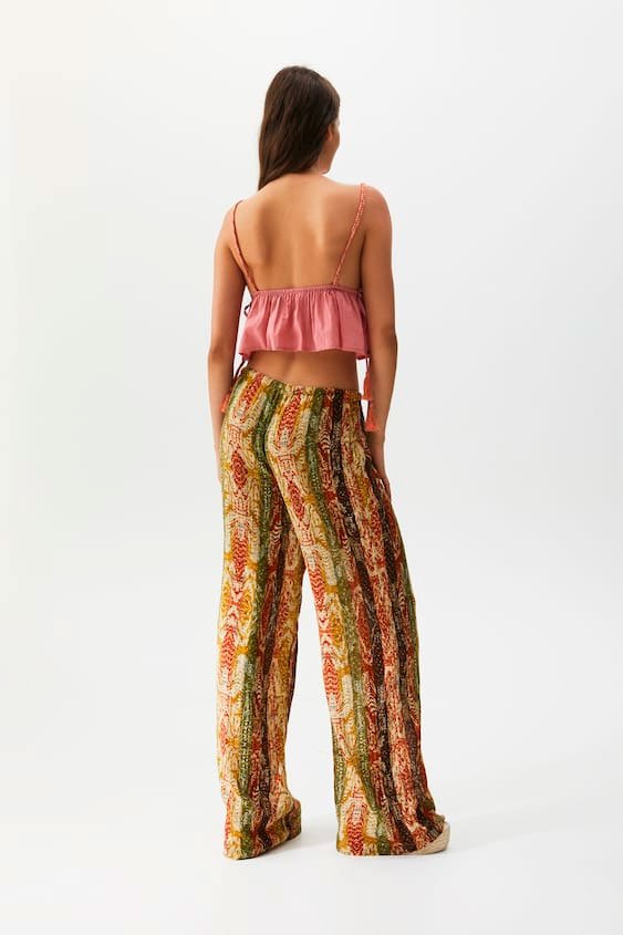 Top cropped de soles y espejos Top cropped de soles y espejos