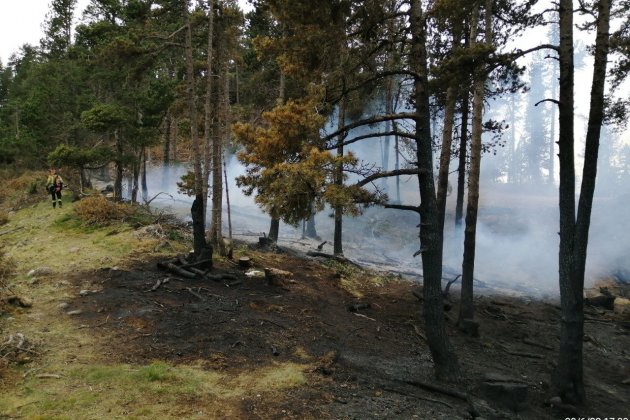 Incendio Vall de Cabó / Bombers de la Generalitat