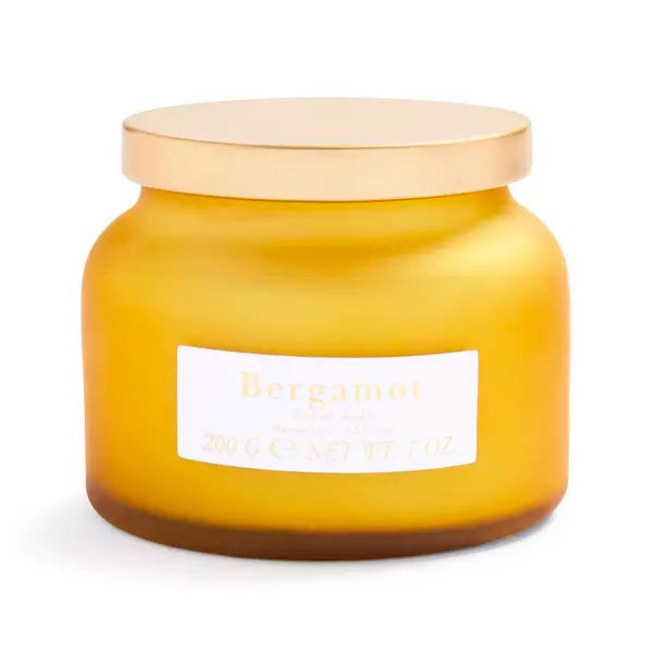 Vela en tarro con aroma a bergamota Vela en tarro con aroma a bergamota