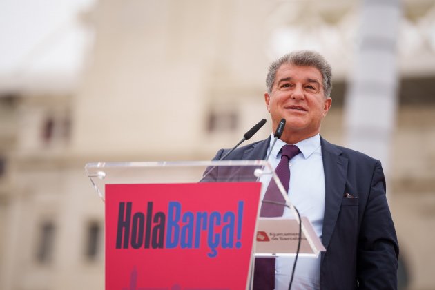 Joan Laporta Estadio Olimpico Lluis Companys Montjuic EFE