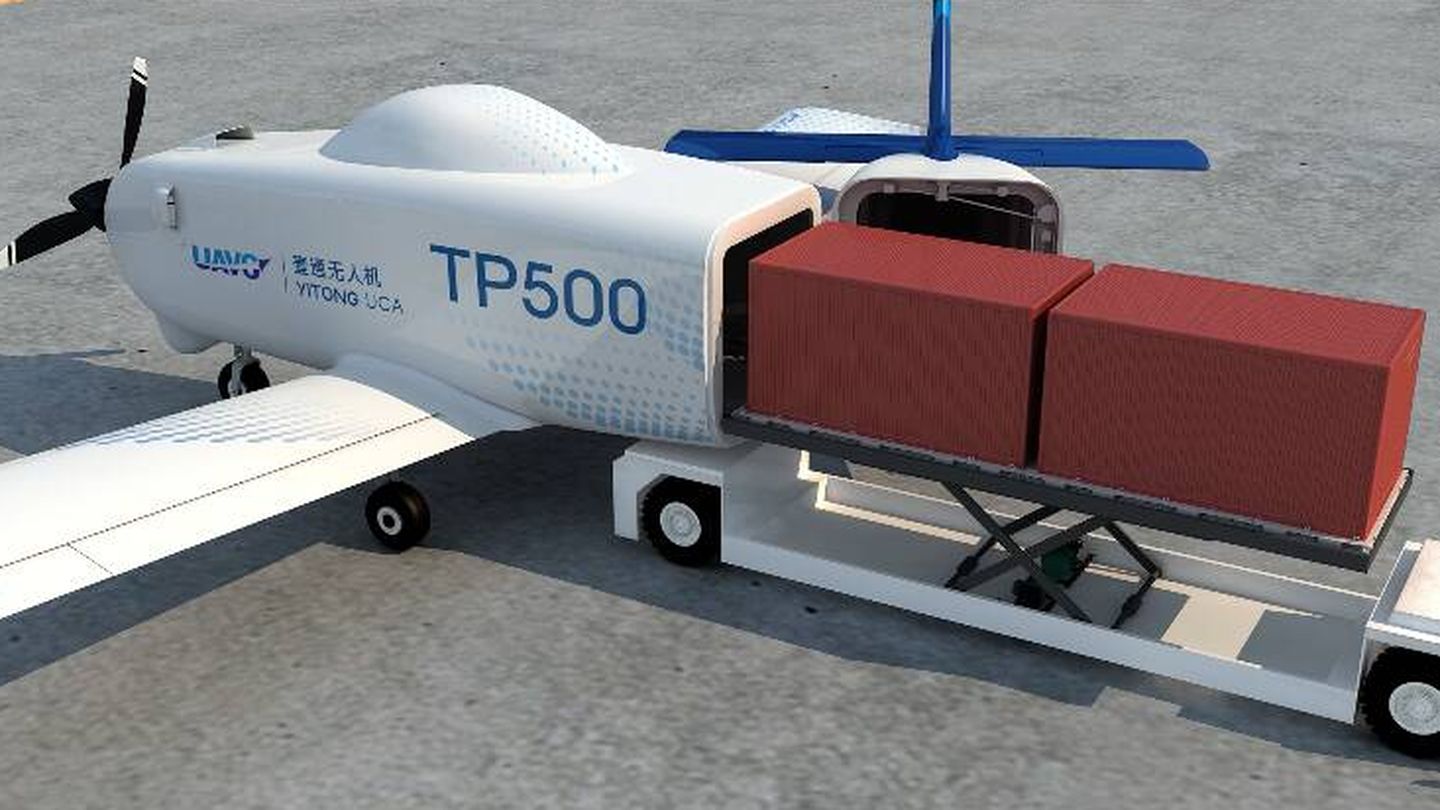 China ya tiene un avión de carga no tripulado