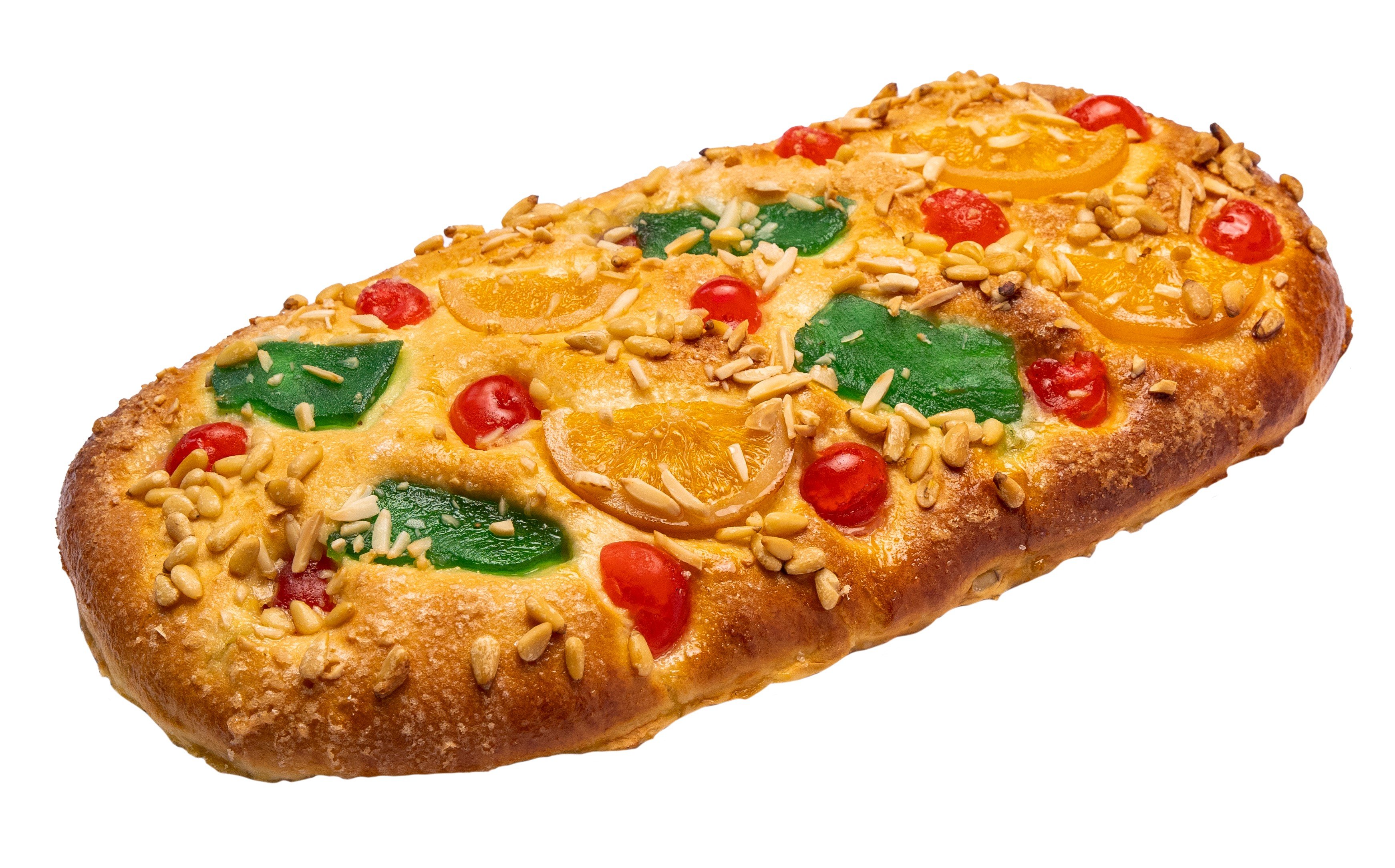 Coca de crema i fruites confitades Coca de crema i fruites confitades