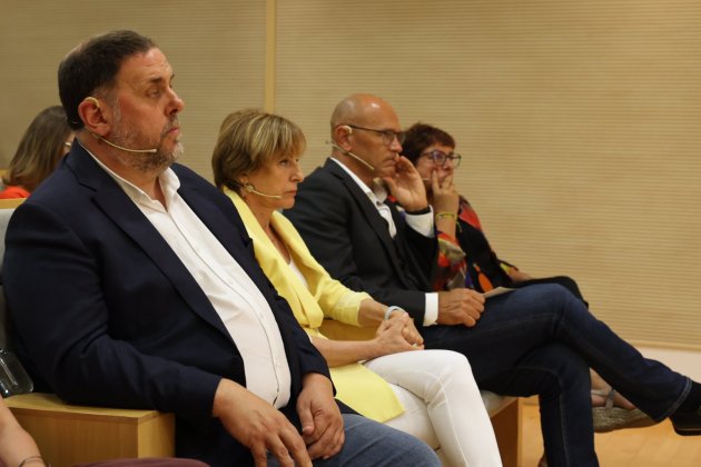 Acte ERC per l'any dels indults Oriol Junqueras, Romeva, Carme Forcadell, Dolors Bassa / Foto: Sergi Alcàzar Acte ERC per l'any dels indults Oriol Junqueras, Romeva, Carme Forcadell, Dolors Bassa / Foto: Sergi Alcàzar