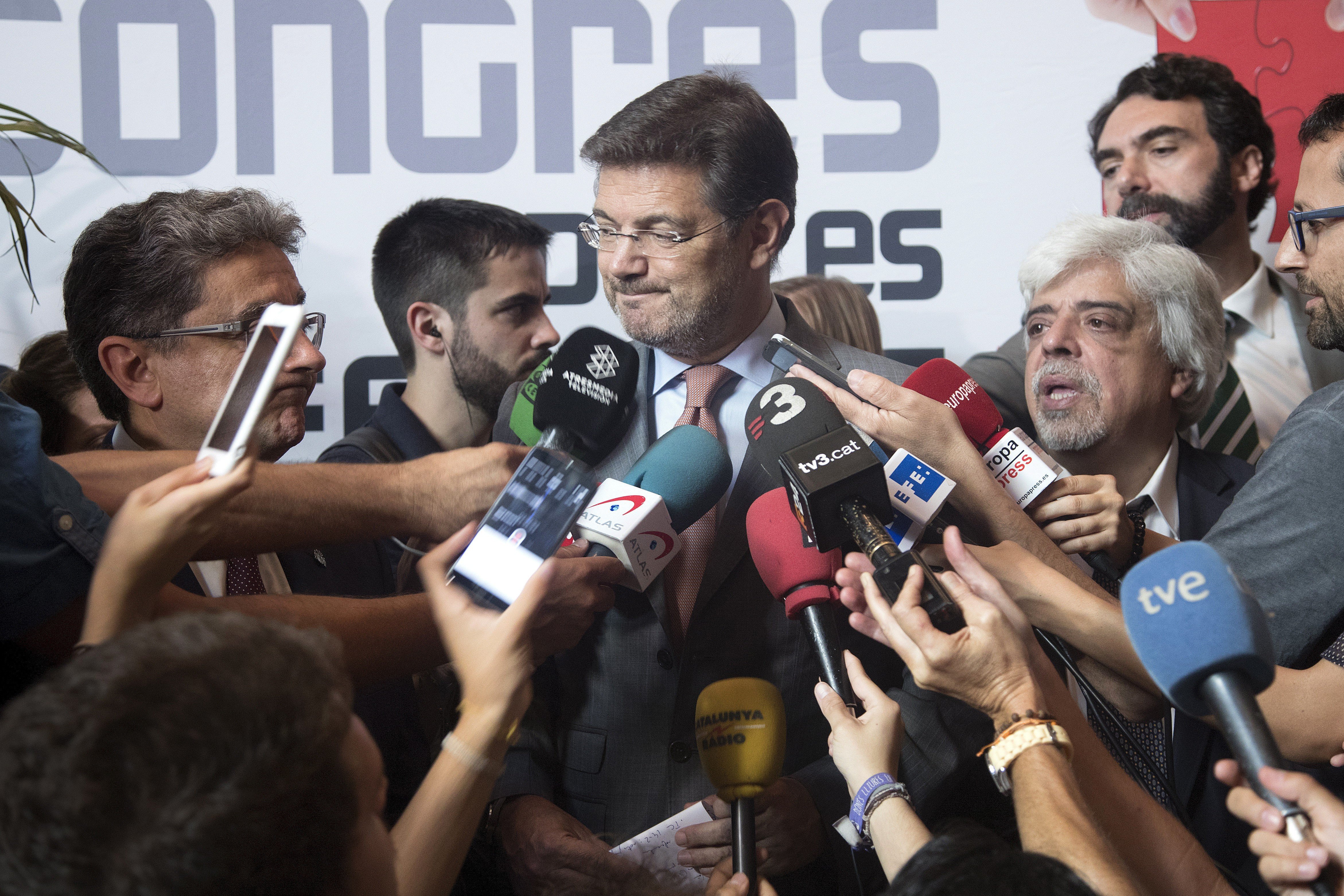 Catalá ve "antidemocrática" la Ley del Referéndum y dice que no se aplicará