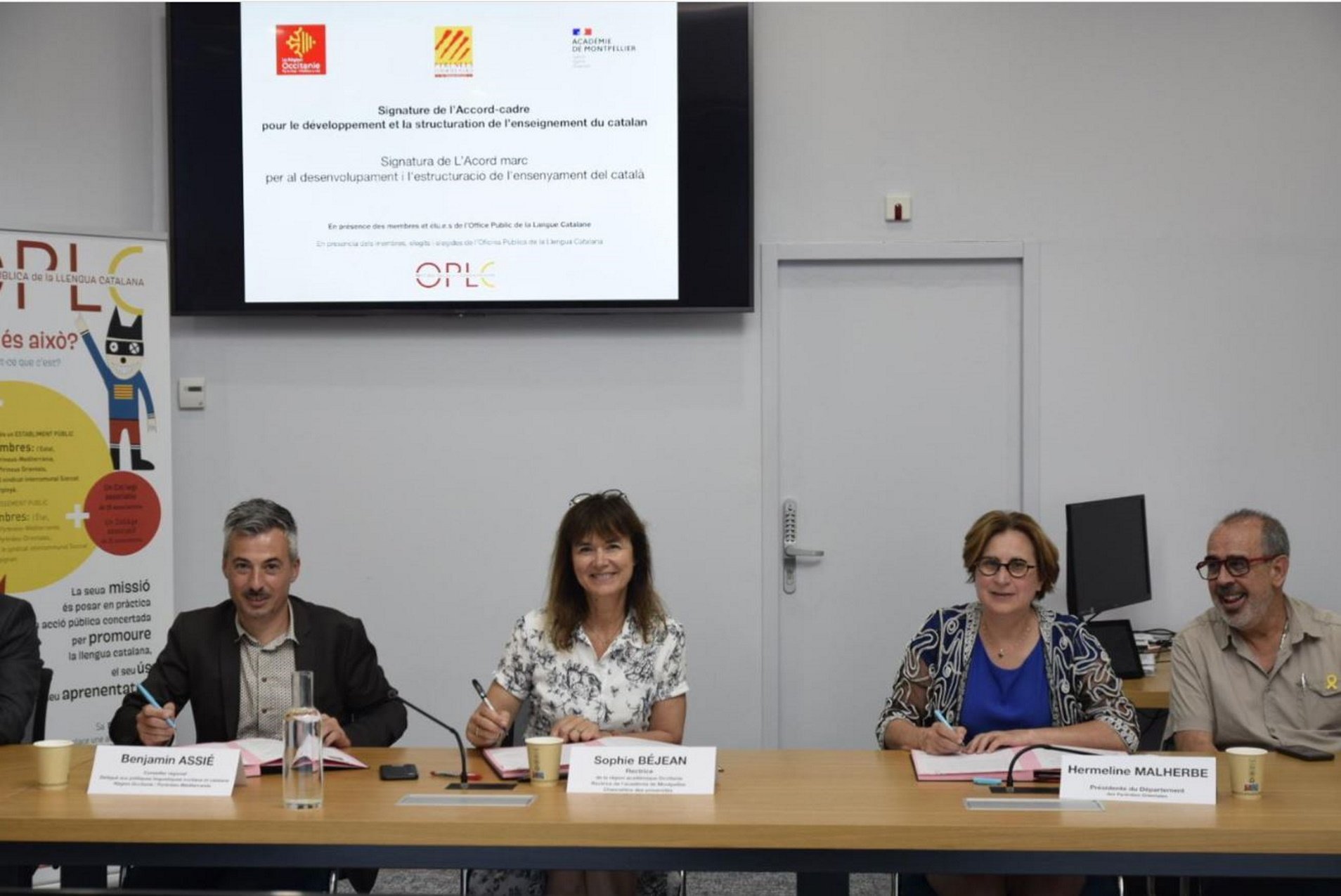 Acuerdo para la enseñanza del catalán en la Catalunya Nord: de maternal a la Universidad