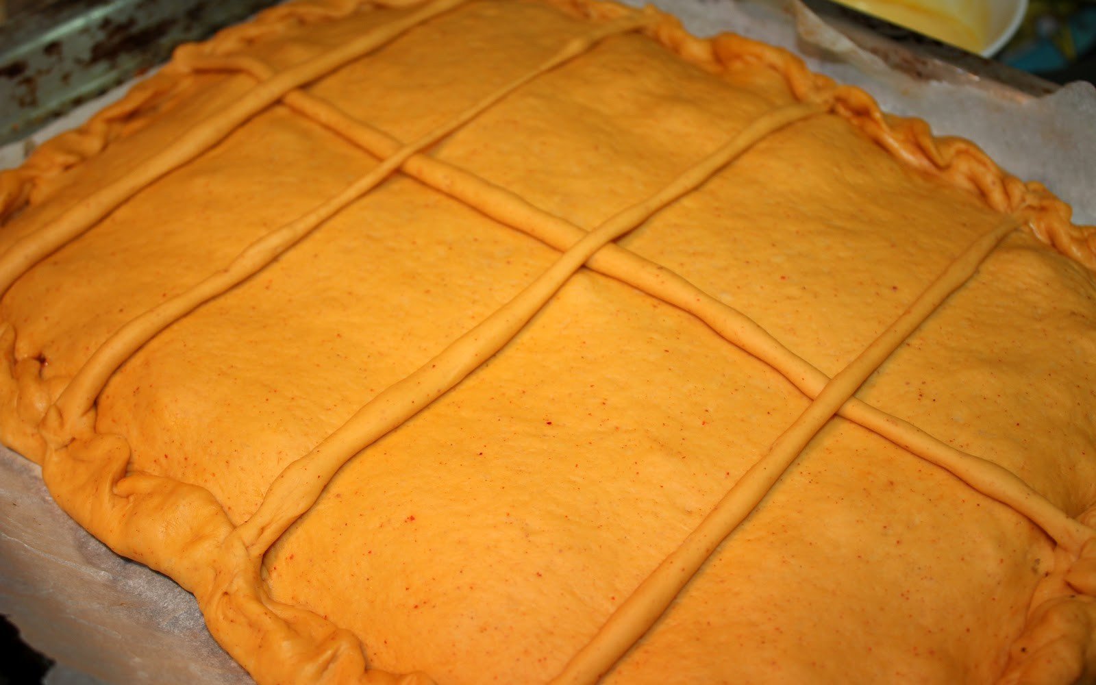 empanada gallega llom xorico pas34