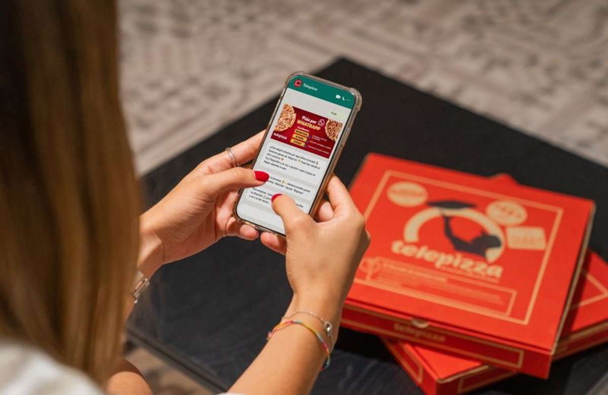 Telepizza lanza un nuevo servicio para realizar pedidos a domicilio a través de WhatsApp