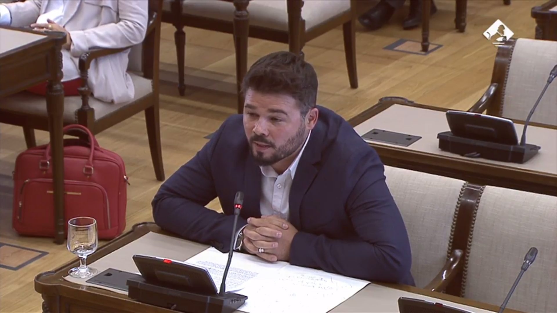 VÍDEO: Les picabaralles de Rufián amb Pino i Gago per l'Operació Catalunya