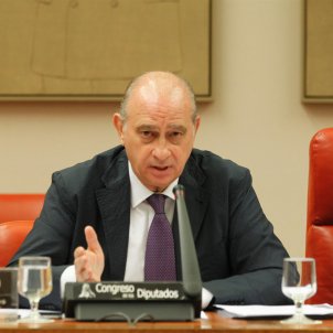 El exministro del Interior, Jorge Fernández Díaz, en el Congreso de los Diputados   Europa Press
