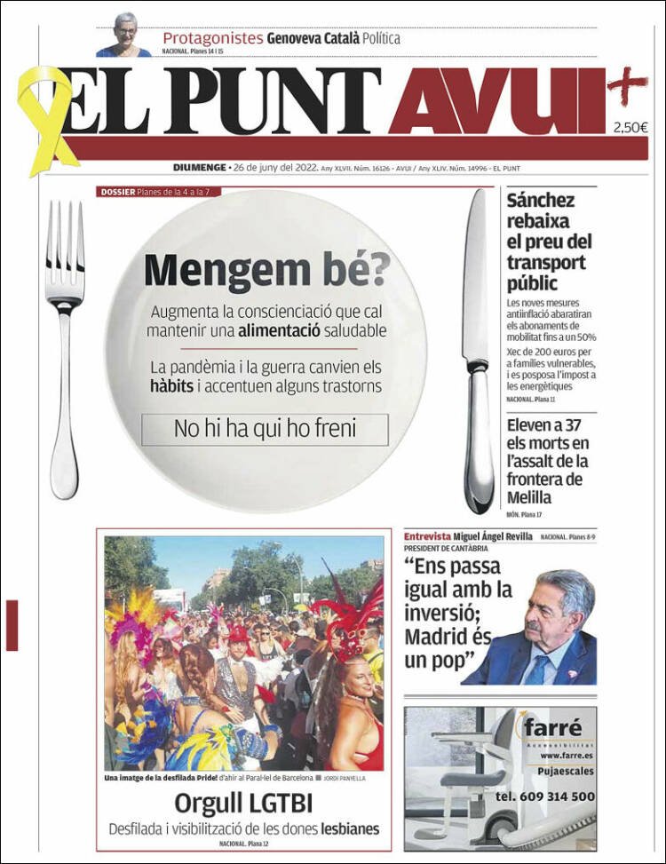 portada El Punto Hoy 26 junio 2022 portada El Punto Hoy 26 junio 2022