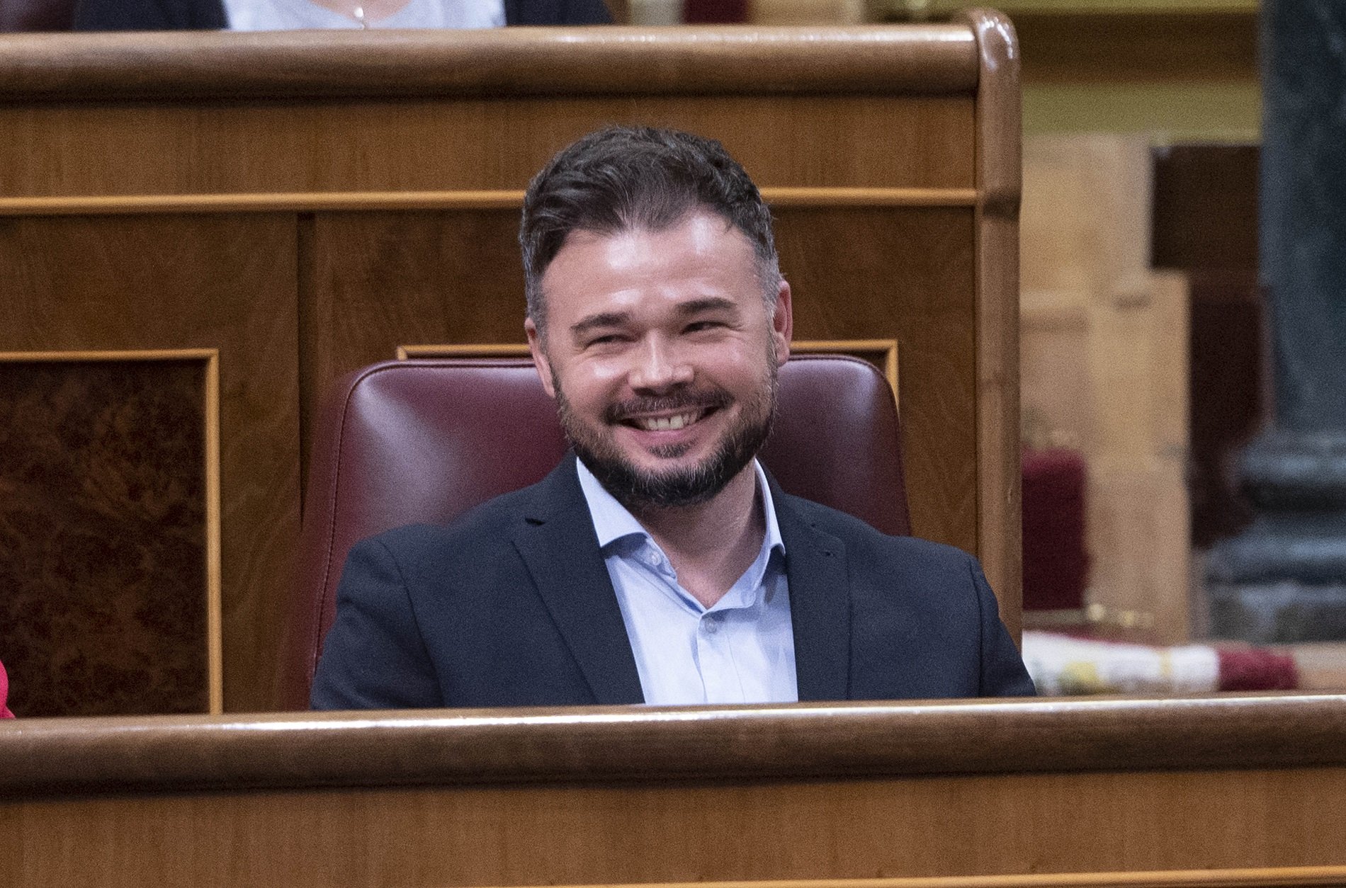 Gabriel Rufián es casa amb la cap de premsa del PNB al Congrés, Marta Pagola