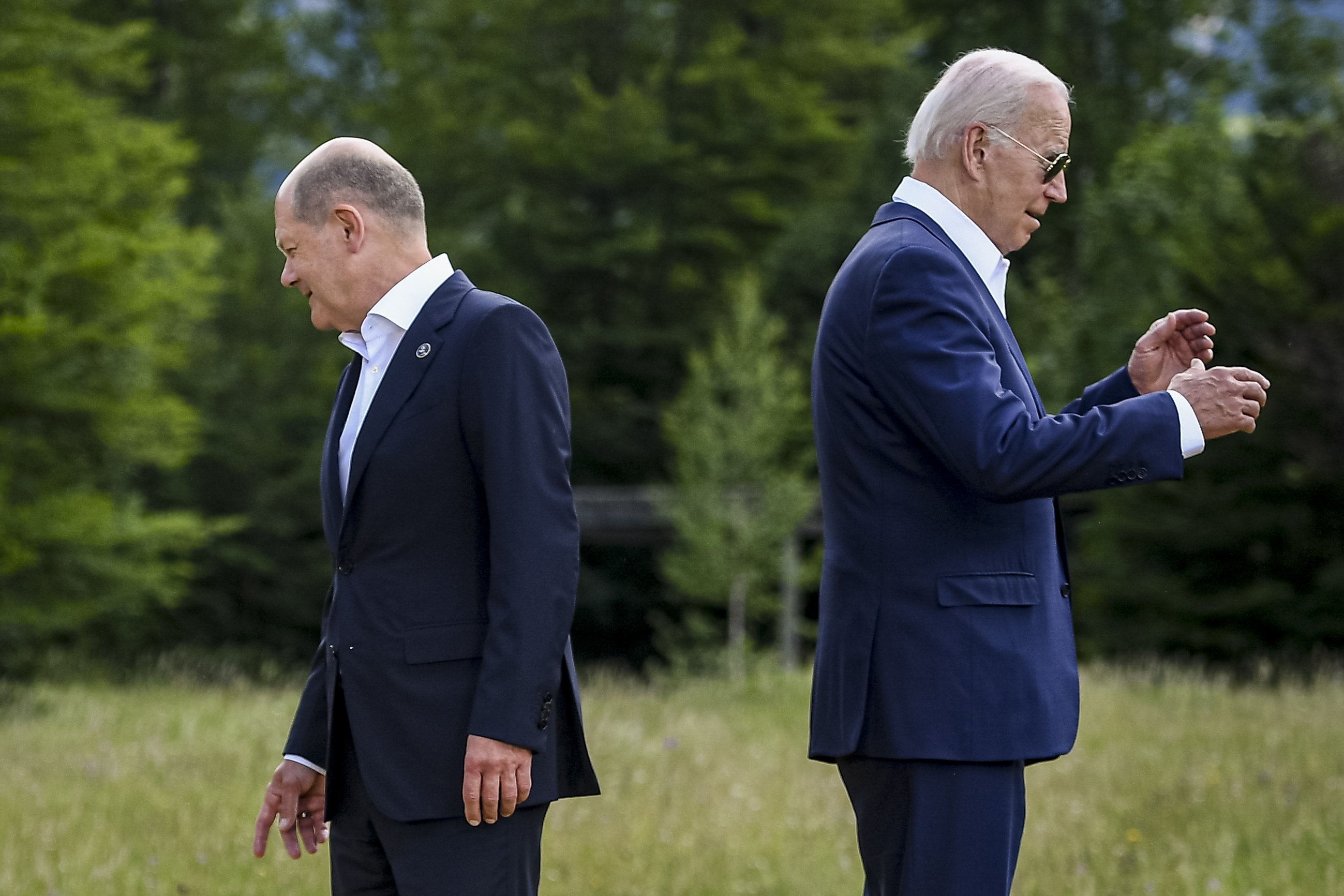 olaf scholz canceller alemania joe biden presidente estados unidos eeuu cumbre g7 elmau efe