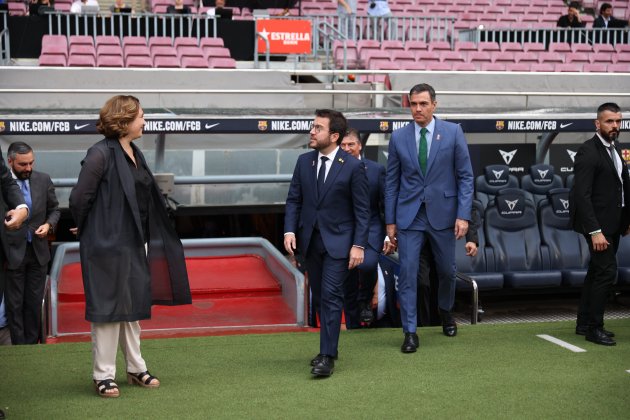 Ada Colau Pere Aragonès Pedro Sánchez entrega 35a edició Premis PIMEC - Sergi Alcàzar