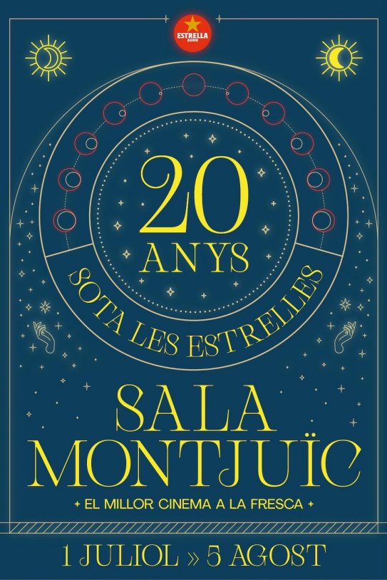 Sala Montjuic 20 aniversario|cumpleaños cine al fresco Barcelona