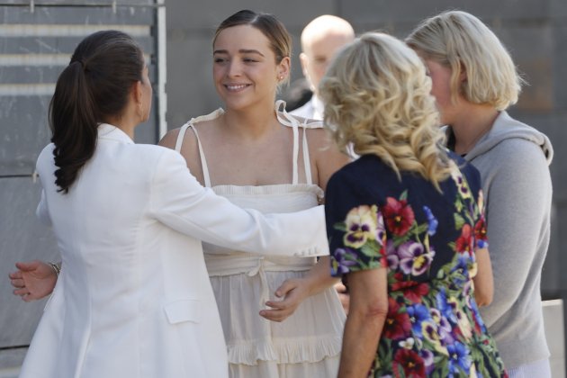 Letizia y Finnegan Biden EFE Letizia y Finnegan Biden EFE