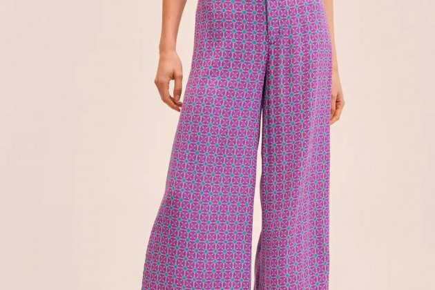 Pantalón culotte fluido Pantalón culotte fluido