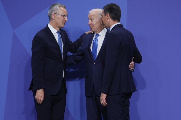 joe biden, stoltenberg, pedro sánchez cumbre otan 2022 madrid efe joe biden, stoltenberg, pedro sánchez cumbre otan 2022 madrid efe