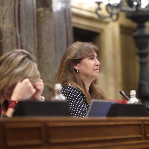 Debat i votació decret del català, presidenta Parlament, Laura Borràs / Foto: Sergi Alcàzar