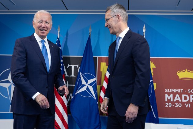 joe biden cumbre otan madrid acn joe biden cumbre otan madrid acn