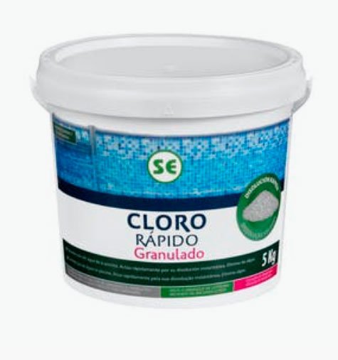 Cloro rápido granulado para piscina