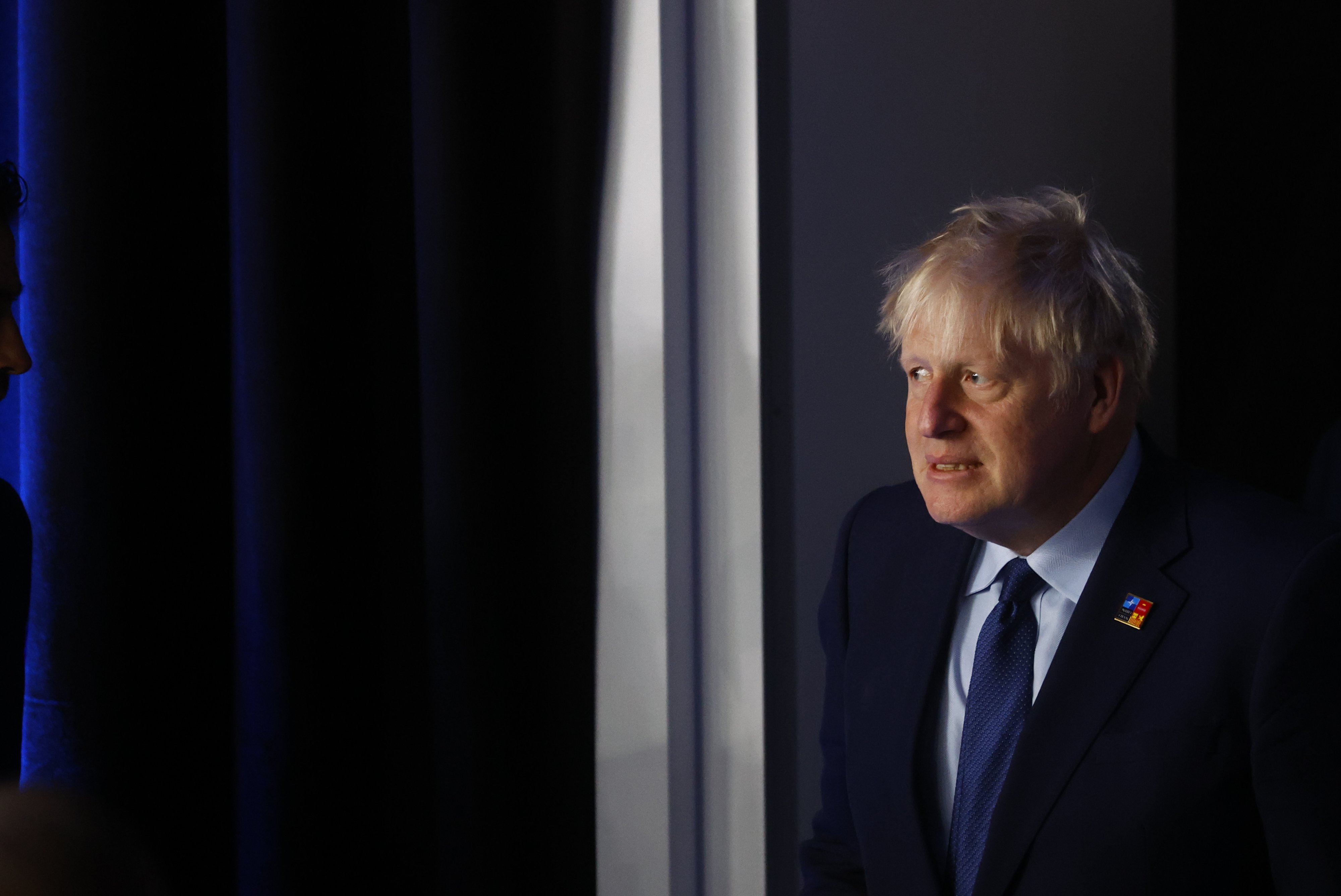 Primer ministre Regne Unit Boris Johnson segona jornada cimera OTAN Ifema Madrid plà mitjà / Foto: Efe