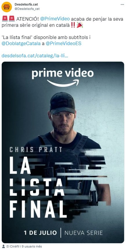 TUIT Amazon Prime sèrie català