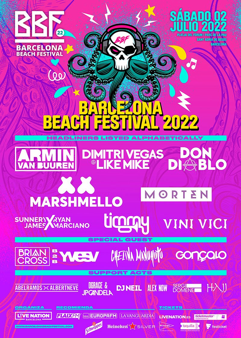 barcelona beach festival cartel