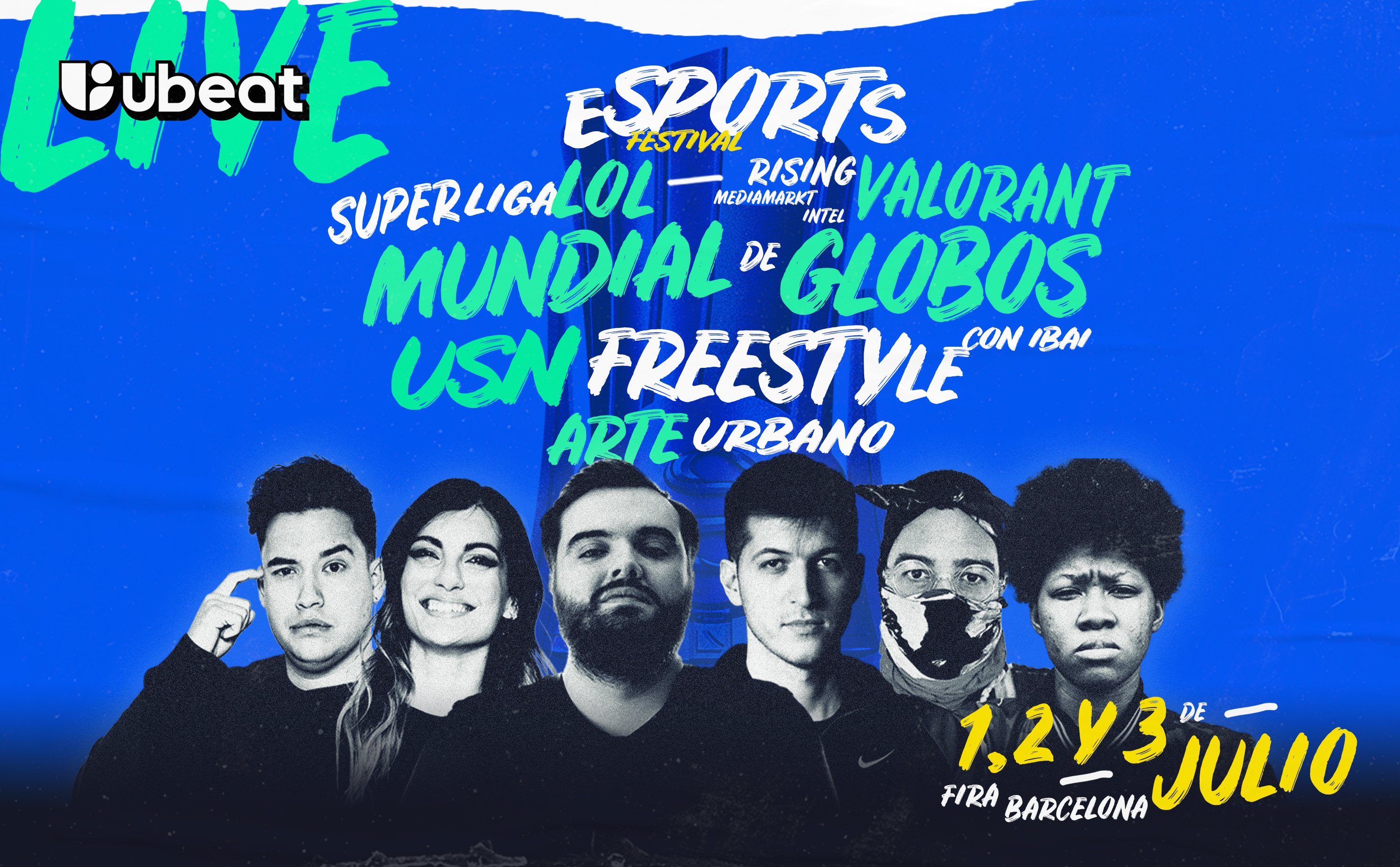 Arranca el Ubeat Live, el nuevo festival de entretenimiento de Barcelona