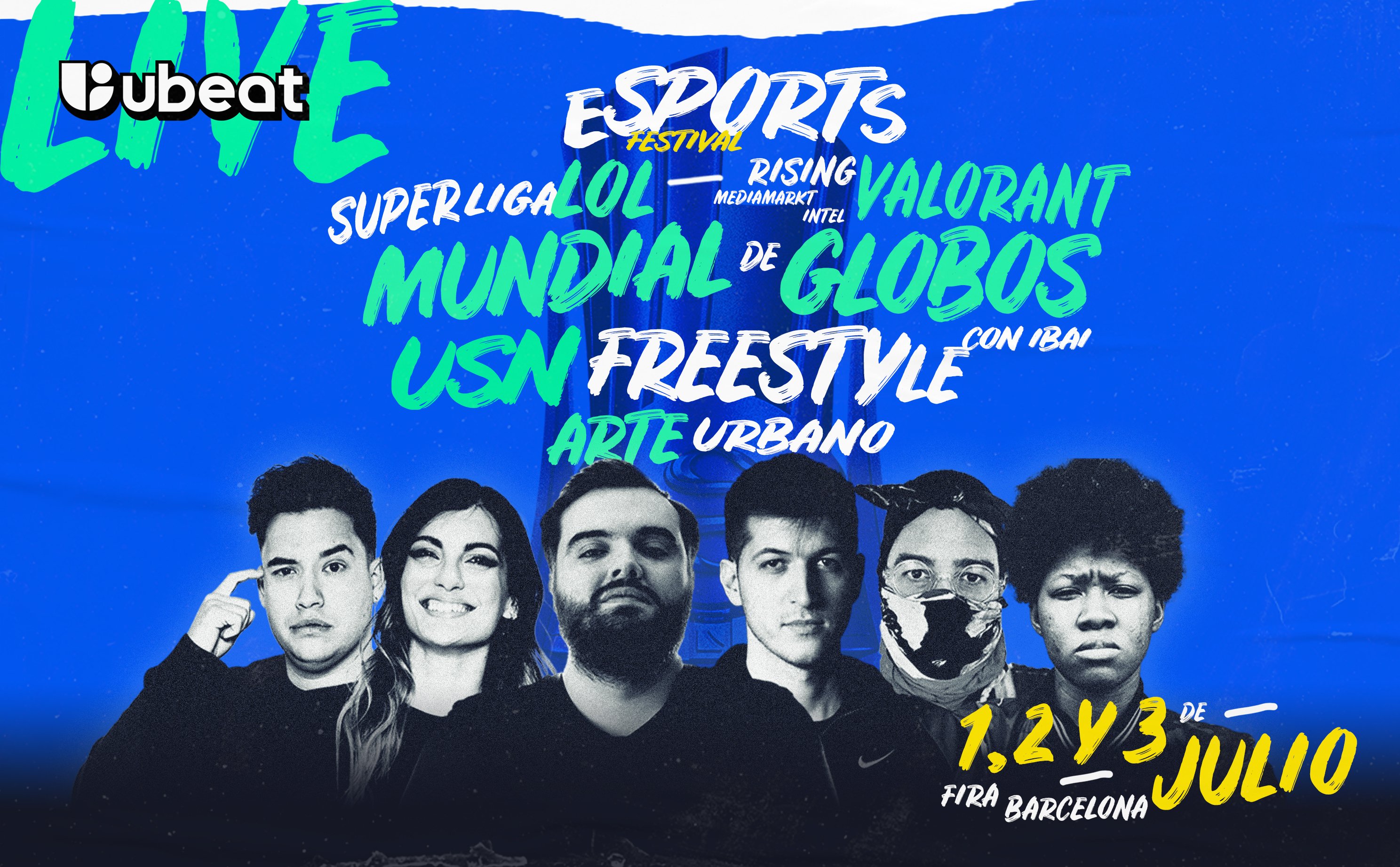 Tret de sortida al Ubeat Live, el nou festival d'entreteniment de Barcelona