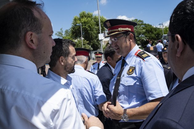 Simulacro mossos de escuadra detención narcos mar tierra y aire, Vilanova i la Geltrú estela / Foto: Carlos Baglietto