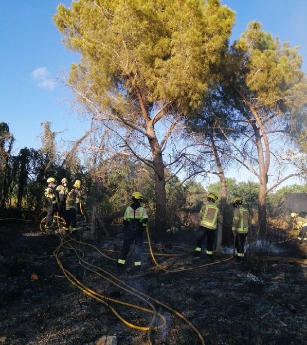 Incendio Vendrell Bomberos