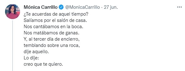 Mónica Carrillo tuit Vanesa 2 Twitter Mónica Carrillo tuit Vanesa 2 Twitter