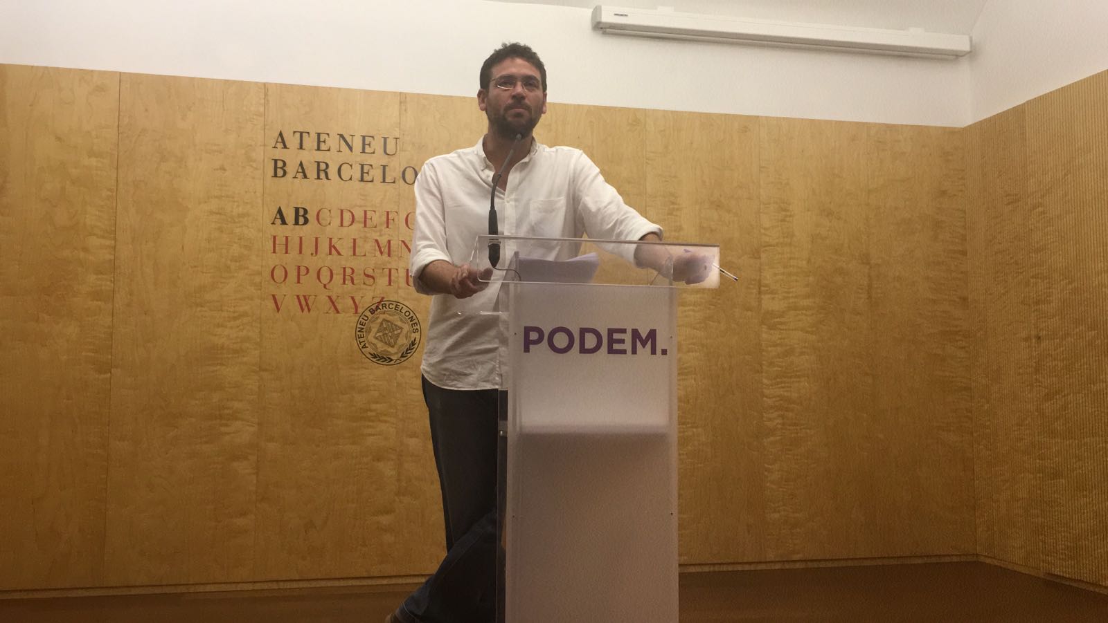 Podem decideix participar "activament" del referèndum