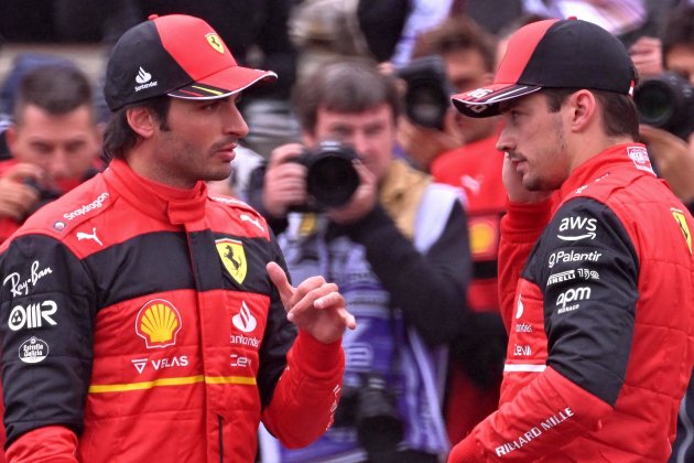 Carlos Sainz Charles Leclerc Silverstone EFE CHRISTIAN PARDA|PARDUSCA Carlos Sainz Charles Leclerc Silverstone EFE CHRISTIAN PARDA|PARDUSCA