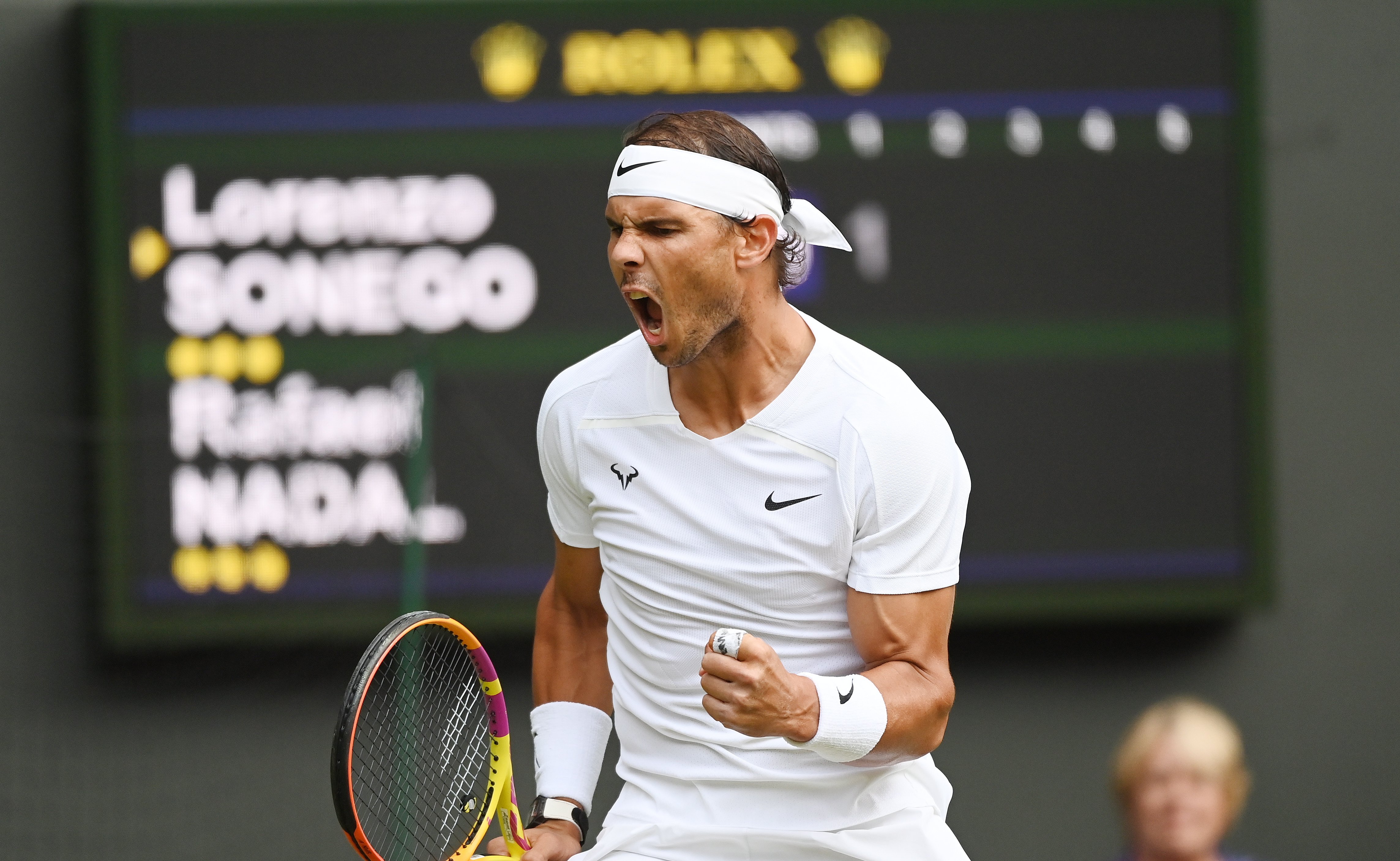 Masterclass de Rafa Nadal amb ensurt final contra Sonego per arribar a vuitens de final a Wimbledon