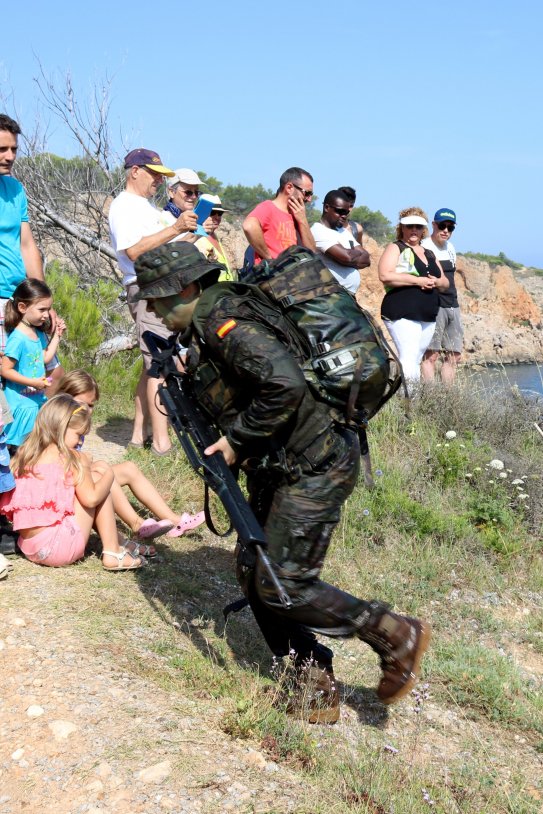 ejercicio militar escalera|escala ACN 5