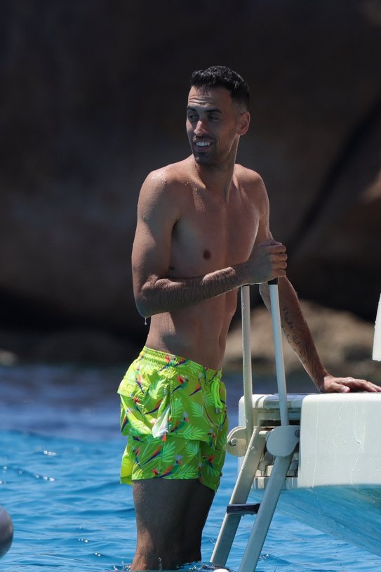 Sergio Busquets yate vacaciones GTRES Sergio Busquets yate vacaciones GTRES
