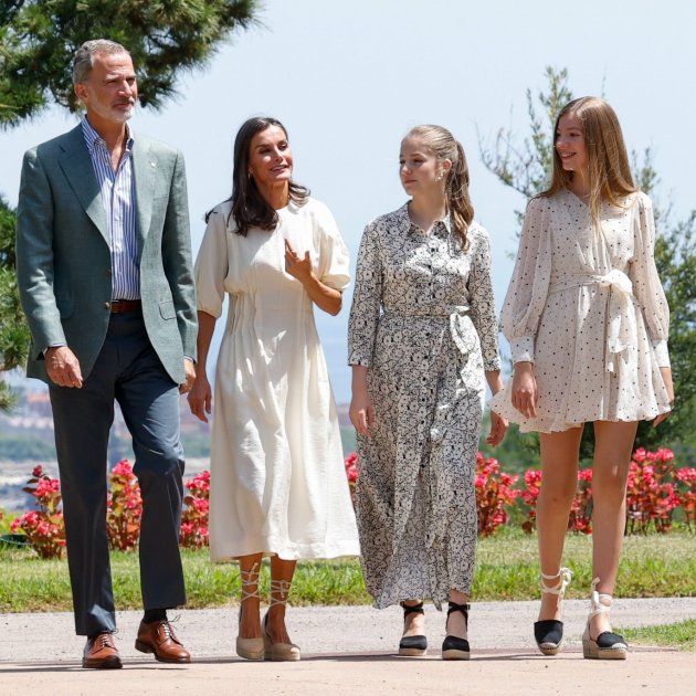 Felipe, Letizia, Leonor y Sofía en Barcelona GTRES