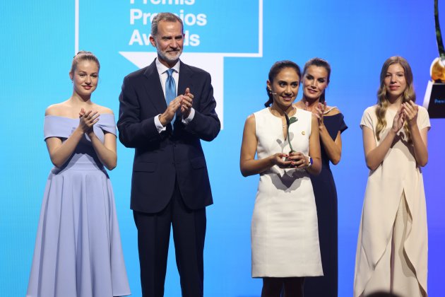 Premios Fundación Princesa de Girona, con Felipe VI y la princesa Leonor Sergi Alcàzar (2) Premios Fundación Princesa de Girona, con Felipe VI y la princesa Leonor Sergi Alcàzar (2)