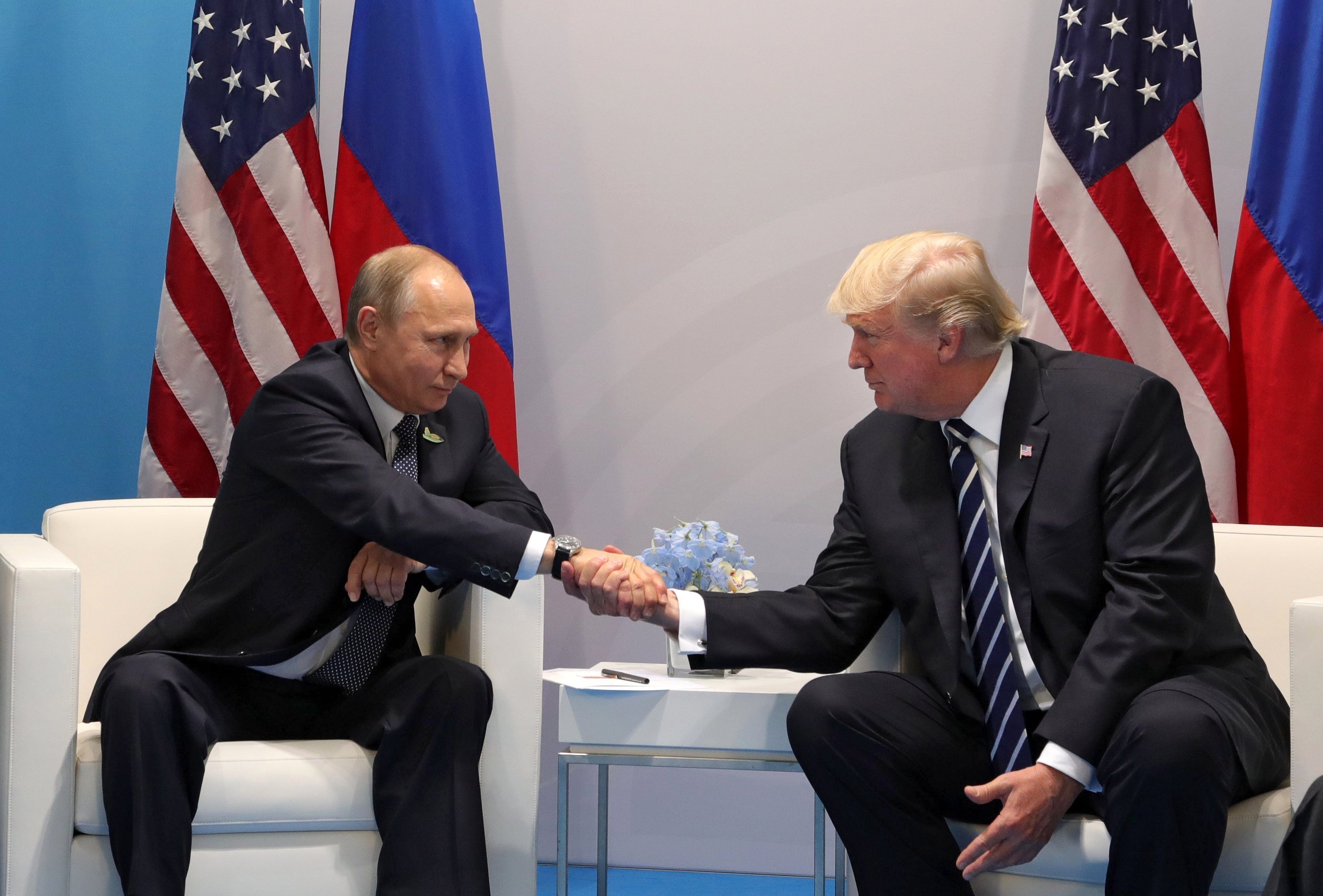 Trump y Putin, cara a cara por primera vez