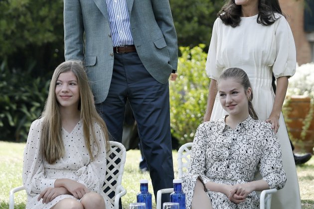 Leonor, Sofía, Felipe y Letizia EFE