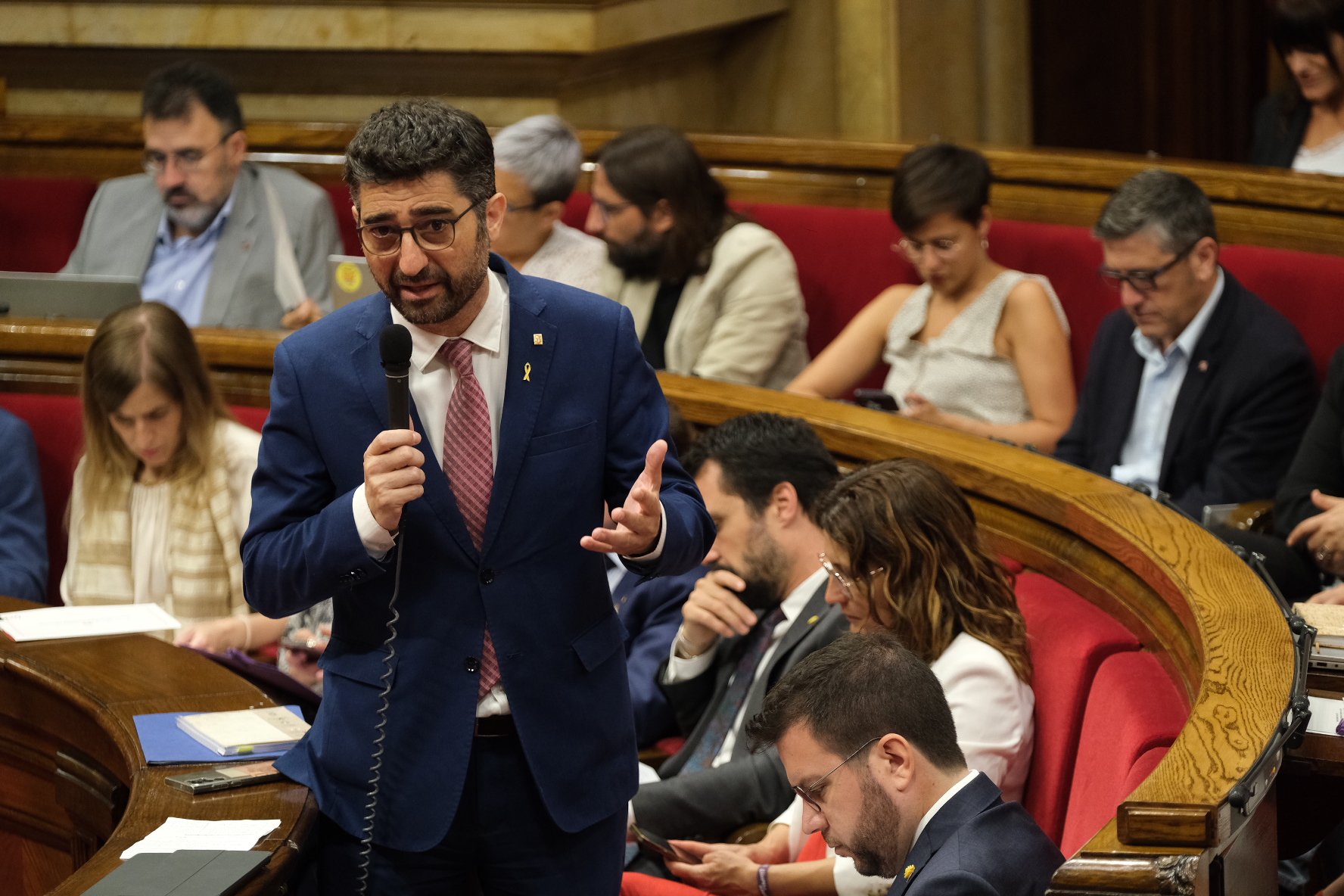 Puigneró ple del Parlament sessió control Carlos Barglietto