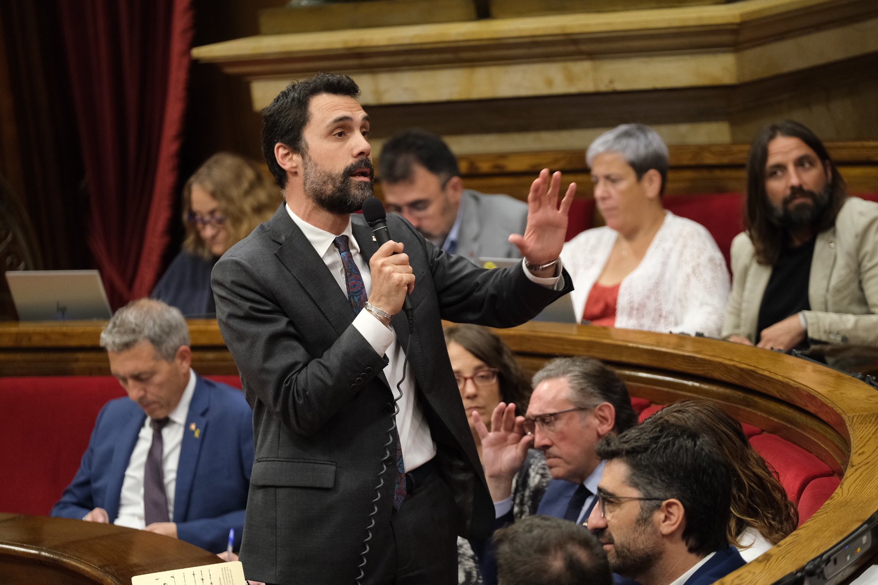 Roger Torrent ple del Parlament Carlos Baglietto (4)