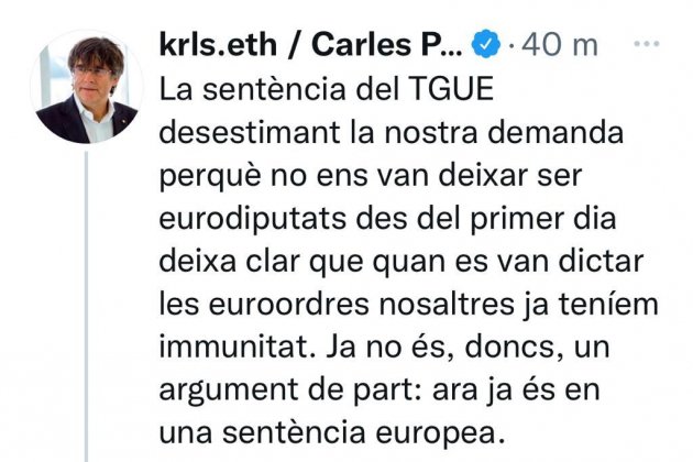 tuit puigdemont