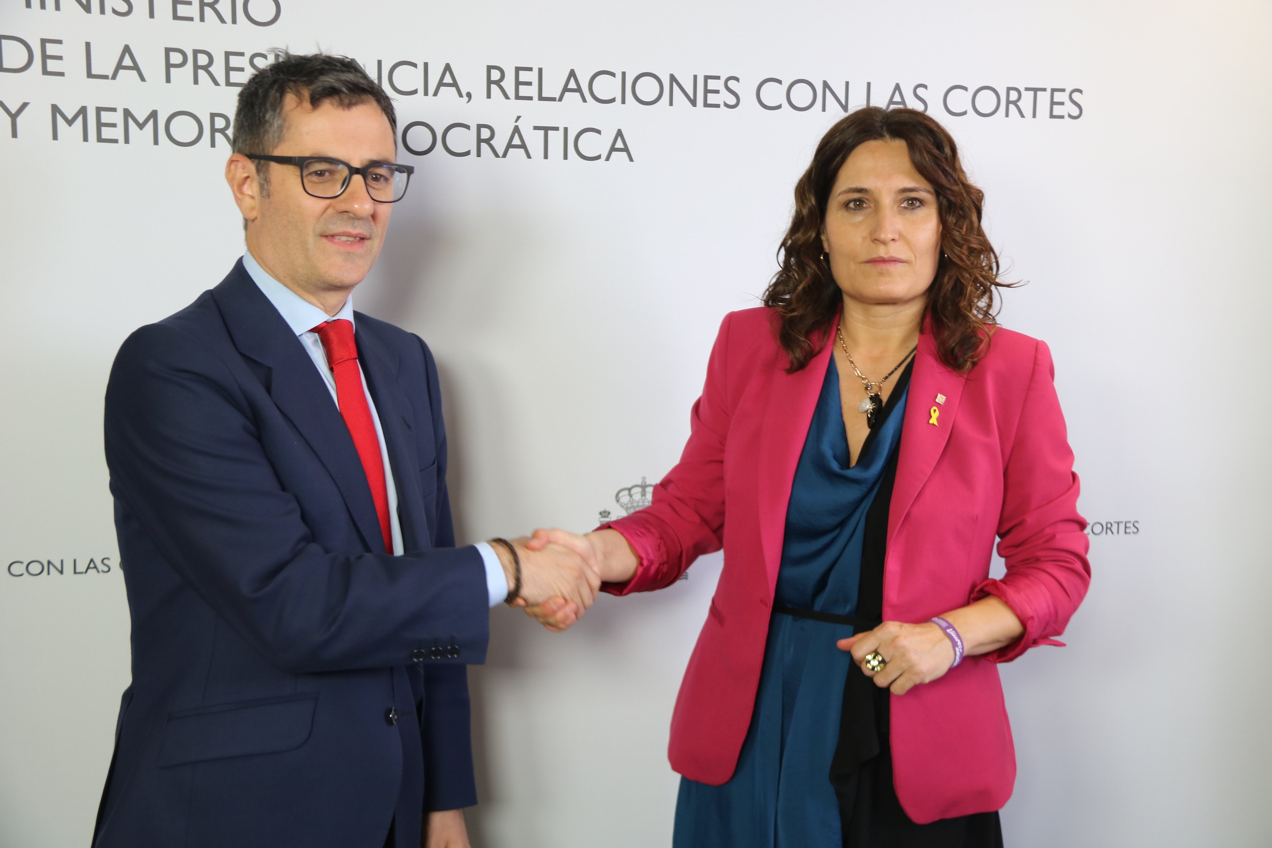 Vilagrà y Bolaños se volverán a reunir este viernes para concretar el encuentro Sánchez-Aragonès