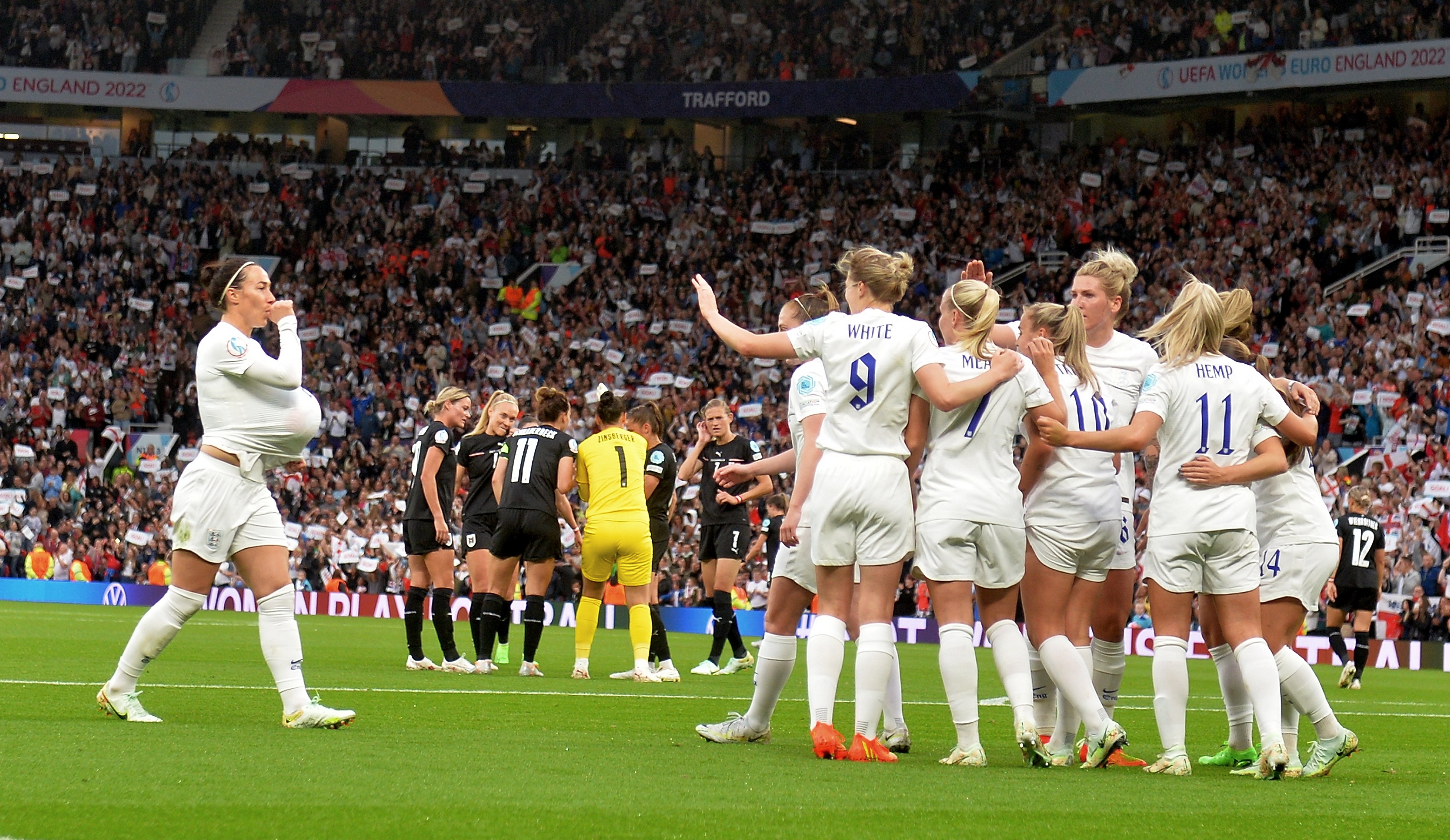 Anglaterra es diverteix contra Àustria en la inauguració de l'Eurocopa femenina (1-0)