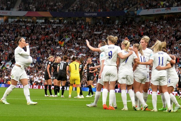 Inglaterra Austria Eurocopa femenina 2022 / Foto: EFE Inglaterra Austria Eurocopa femenina 2022 / Foto: EFE