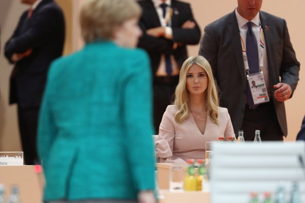 Ivanka Trump Merkel - EFE Ivanka Trump Merkel - EFE