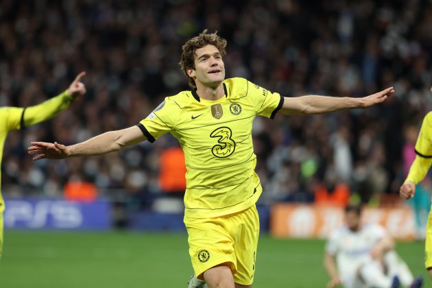 Marcos Alonso celebrando Chelsea / Foto: Europa Press