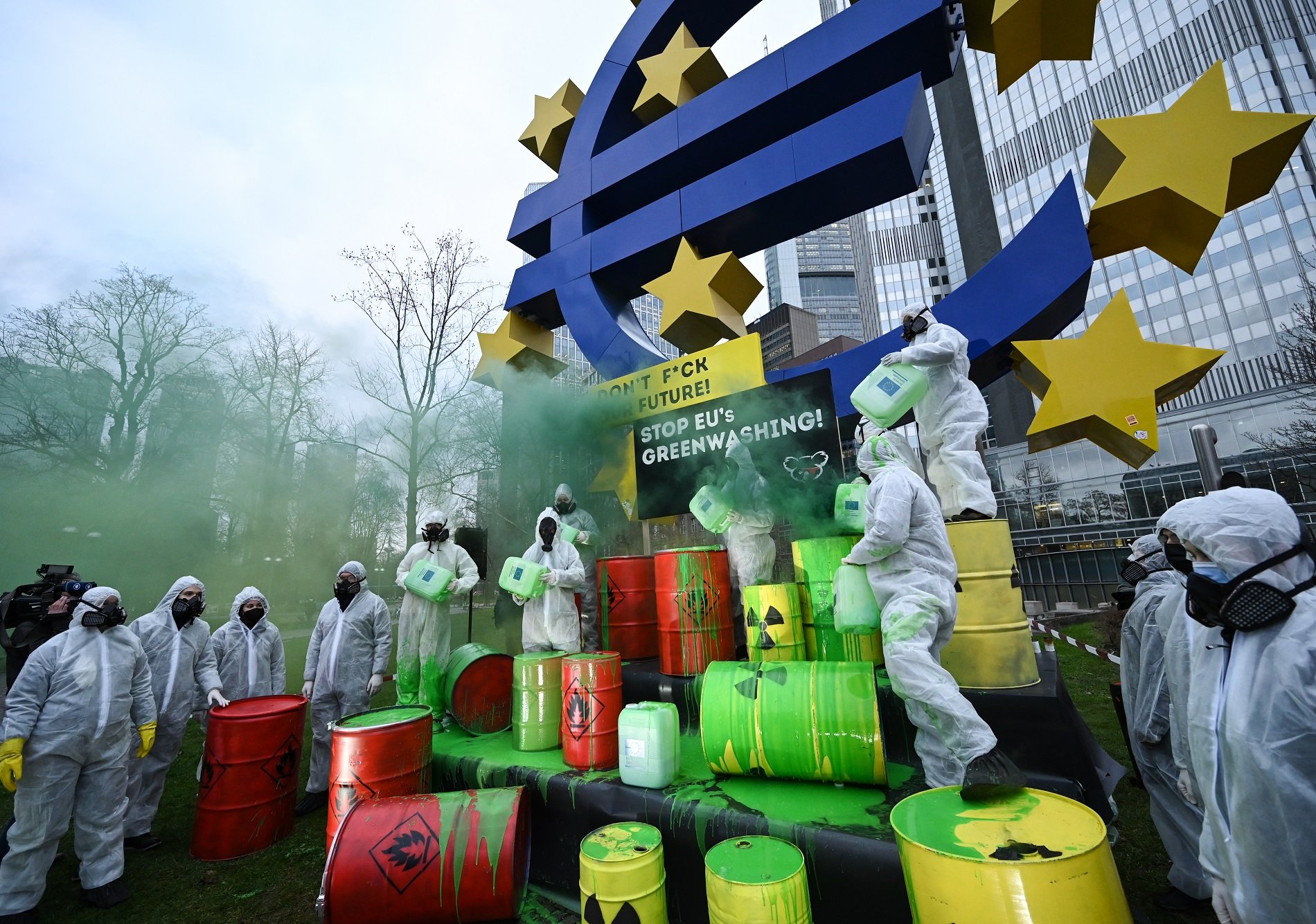 estatua euro incidentes Europa Press